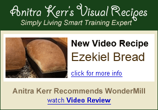 Anitra Kerr's Visual Recipes - Simply Living Smart Training Expert. NEW Video Recipe.